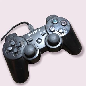 Black Sony PlayStation Controller